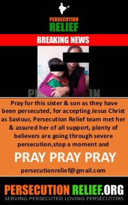 Pray for this sister & son